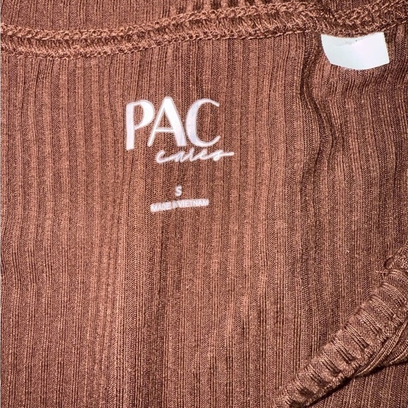 PACSUN Bundle Lot Long Sleeve Crop Tops Size Small Brown Lavender Blue - Picture 5 of 7